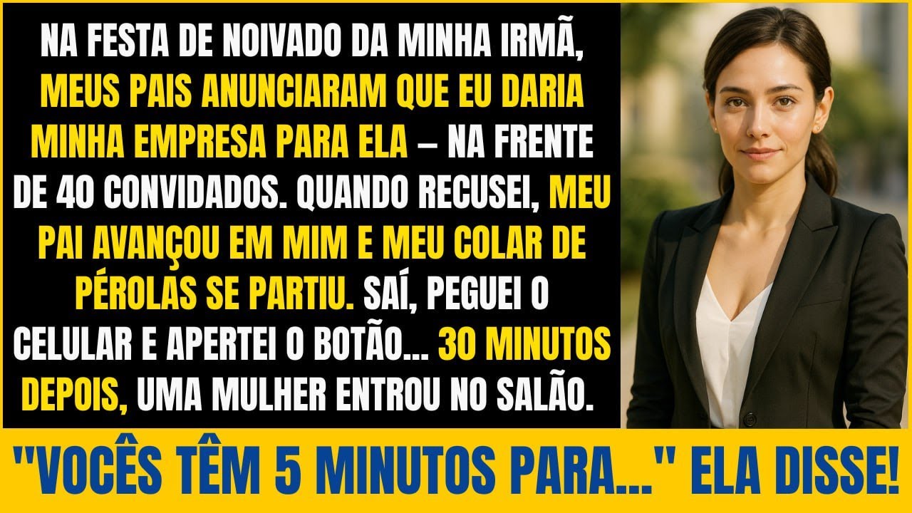 Meus Pais Me Obrigaram a Passar Minha Empresa Para Minha Irmã. Quando Recusei — Meu Pai Me Empurrou