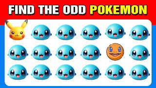 65 puzzles for GENIUS | Find the ODD One Out -  Pokemon Edition 🐉