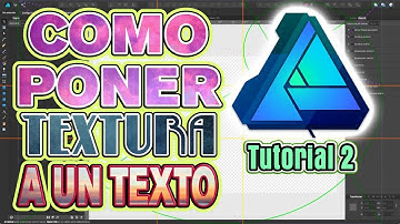 Como poner textura a un texto con Affinity Designer - TUTORIAL 2 en Español #AdánRamírez