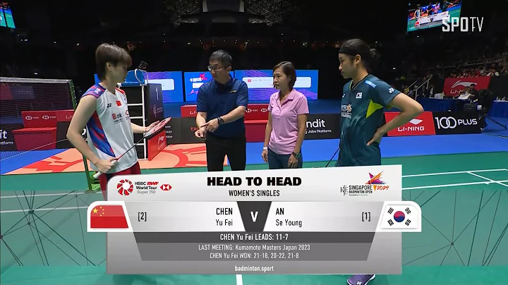 [BWF] WS - Finals｜CHEN Yu Fei vs AN Se Young H/L | KFF SINGAPORE BADMINTON OPEN 2024 - DayDayNews