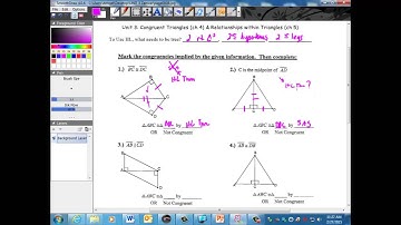 4 6 Congruence in Right Triangles