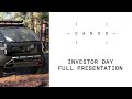 INVESTOR DAY FULL PRESENTATION | ELECTRIC VEHICLES | CANOO