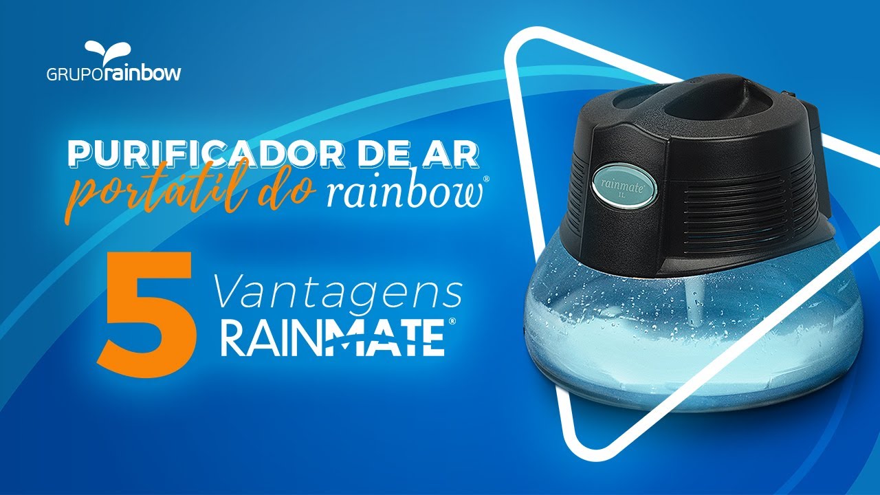 Purificador de ar portátil do Rainbow - 5 Vantagens 