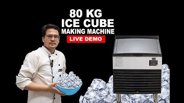 80 KG Ice Cube Making Machine !! Ice Cube Machine !! Ice Cube Making Machine