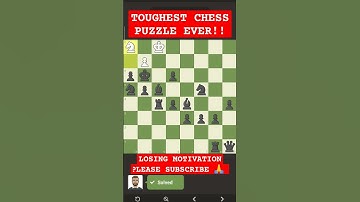 Can you solve this chess puzzle? #chesspuzzle #chess #shorts