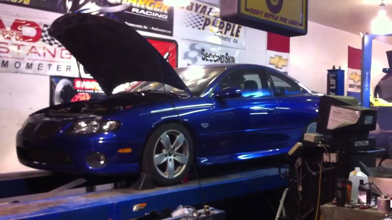 05 GTO - Rear mount Turbo - 573rwhp & 582tq @ 10psi - YouTube