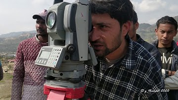 Layout by total station in NEPALI