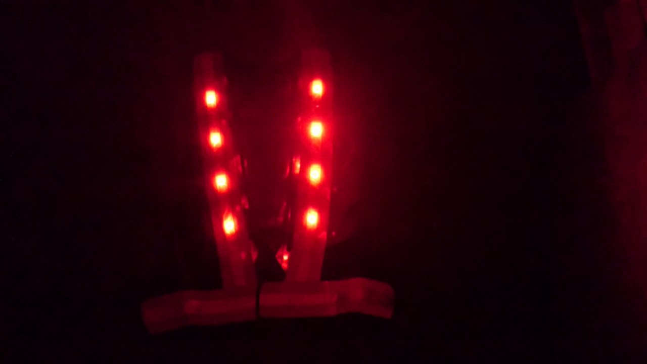 LEDフラッシュベスト 紺ｘイエロー反射 （LEDアームバンドと結合可能） 警備用品・防犯用品 プロショップ 株式会社タンタカ