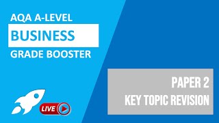AQA A-Level Business 2022 | Paper 2 | Key Topic Revision Blast