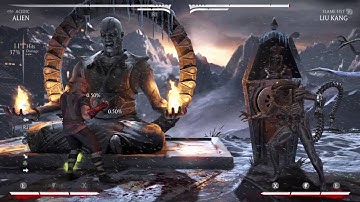 Mortal Kombat XL Alien Highest damage combos 1-3 Bars Meter