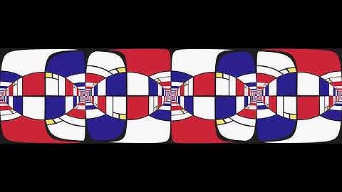 Mondriaan maze - equirectangular 3d