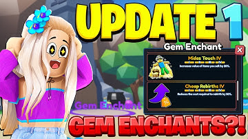 OVERPOWERED Gem Enchantments In Mining Simulator 2 Update 1!