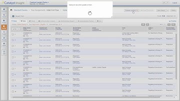 Catalyst Insight Tutorial: Accessing Documents