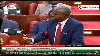 'We will NOT be used as a House to kill Devolution!' Junet Mohammed ROARS during Budget bill debate!