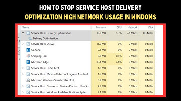 How to Stop Service Host Delivery Optimization High Network Usage In Windows 11