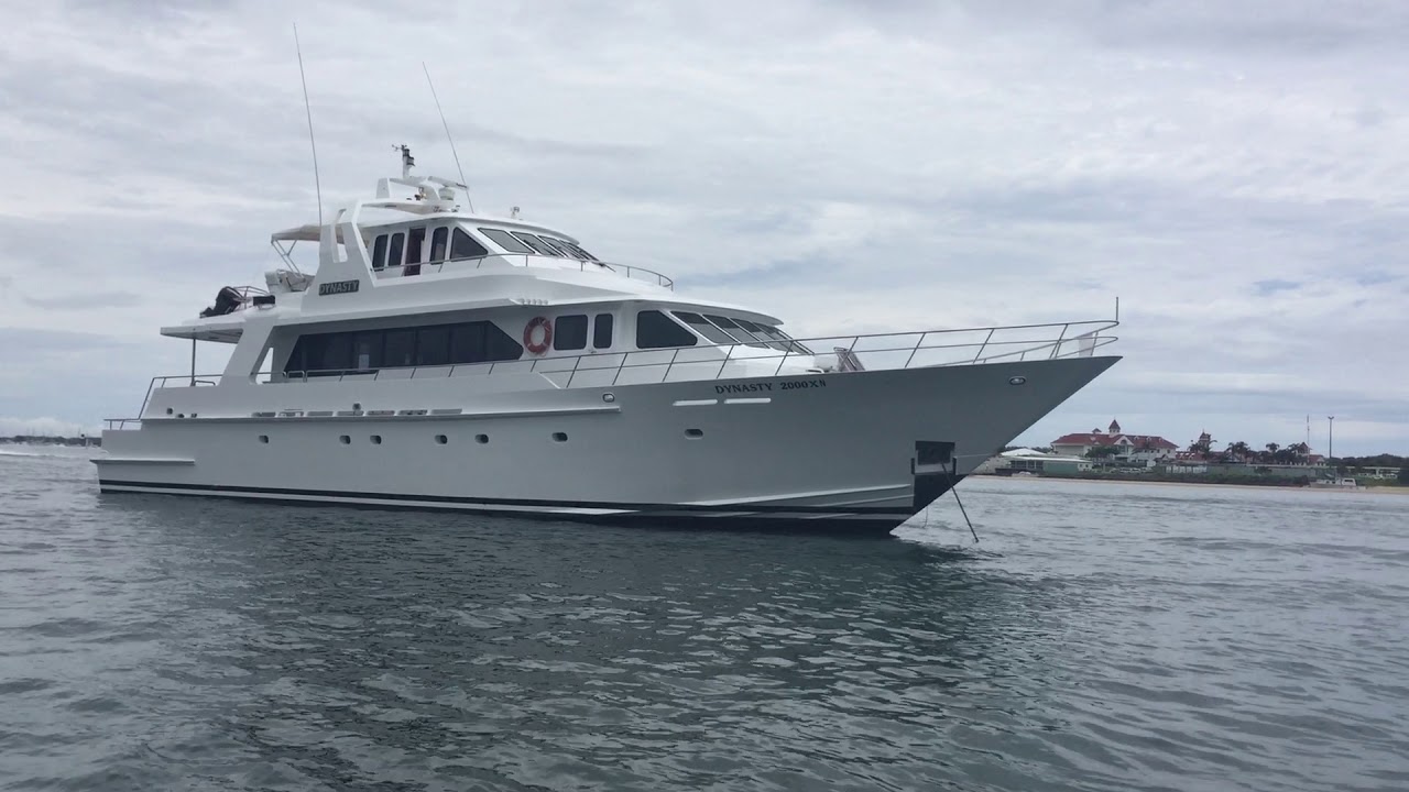 2000 York 88 Enclosed Flybridge YouTube