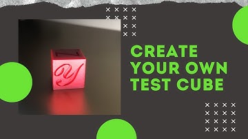 Create you own unique test cube #3D printing #Ender 3 v2
