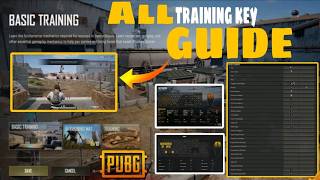 PUBG PC STARTUP- TRAINING basic COMPLETE TRAINING tutorial