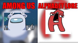 Zero Two Dodging Meme. Alphabet Lore Vs Among Us