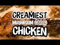 The creamiest coconut mushroom  garlic chicken  impossibly kosher