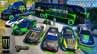 GTA 5 - Stealing MONSTER SUPER CARS with Franklin! (Real Life Cars #87)