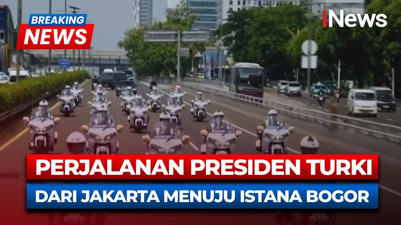 BREAKING NEWS Menuju Istana Bogor, Presiden Erdogan Dikawal Ketat | 12/02
