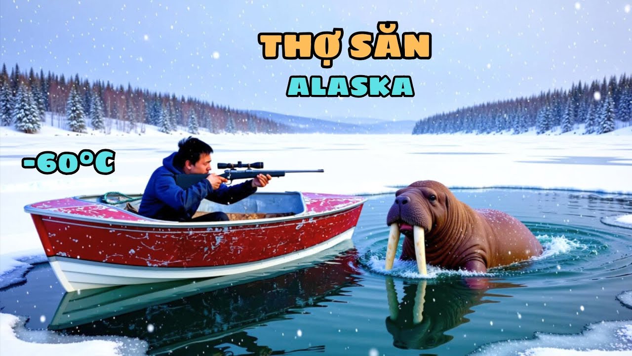 Gia Đình Thợ Săn Sinh Tồn Ở Alaska Lạnh Giá - Săn Hải Tượng Khổng Lồ