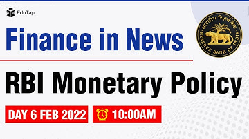Finance Current Affairs|Repo rate, Reverse Repo Rate, GDP Growth |Monetary Policy|RBI, SEBI & NABARD