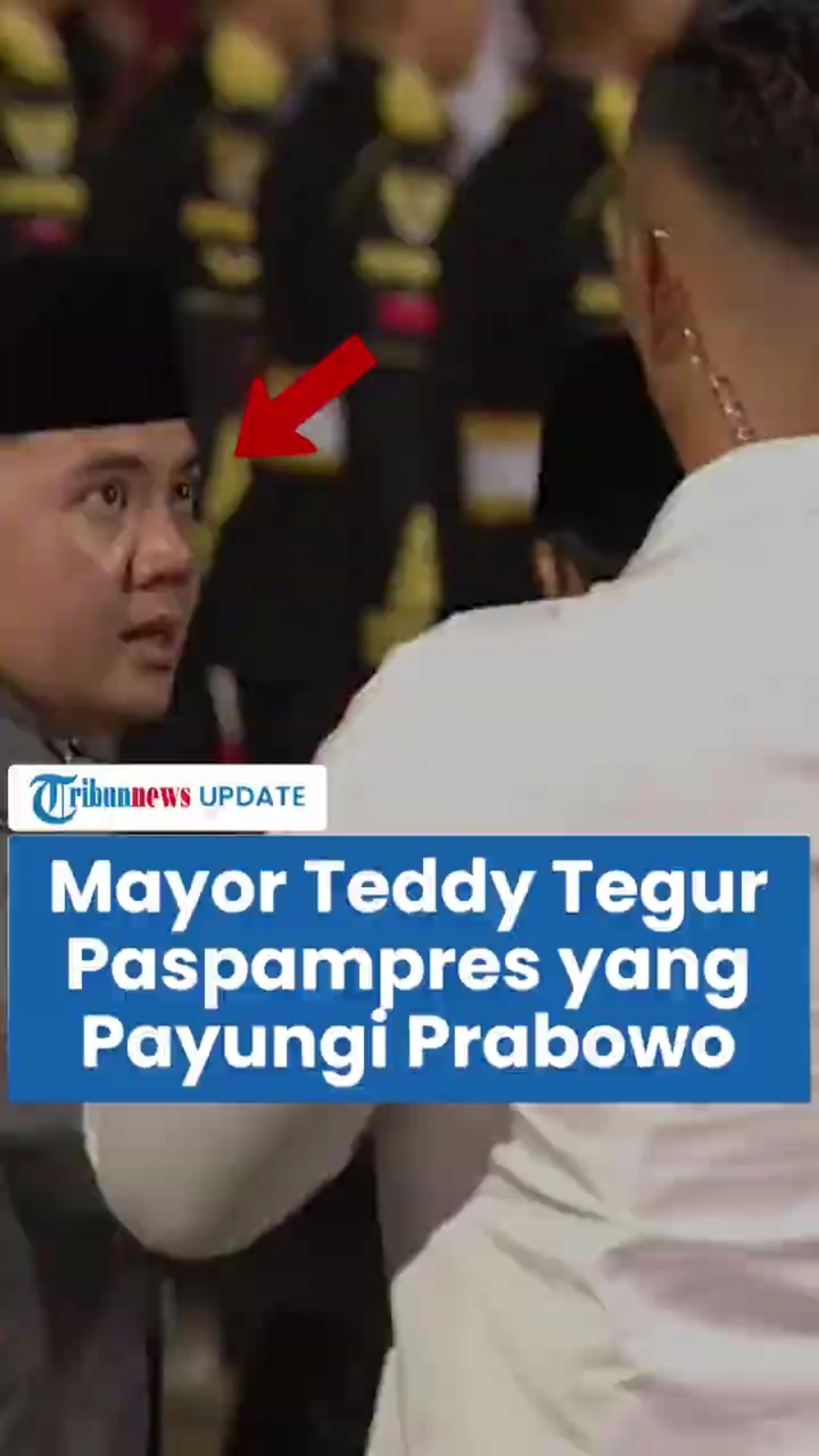 Sambil Melotot, Mayor Teddy Minta Paspampres Tak Usah Payungi Prabowo saat Hendak Sambut Erdogan