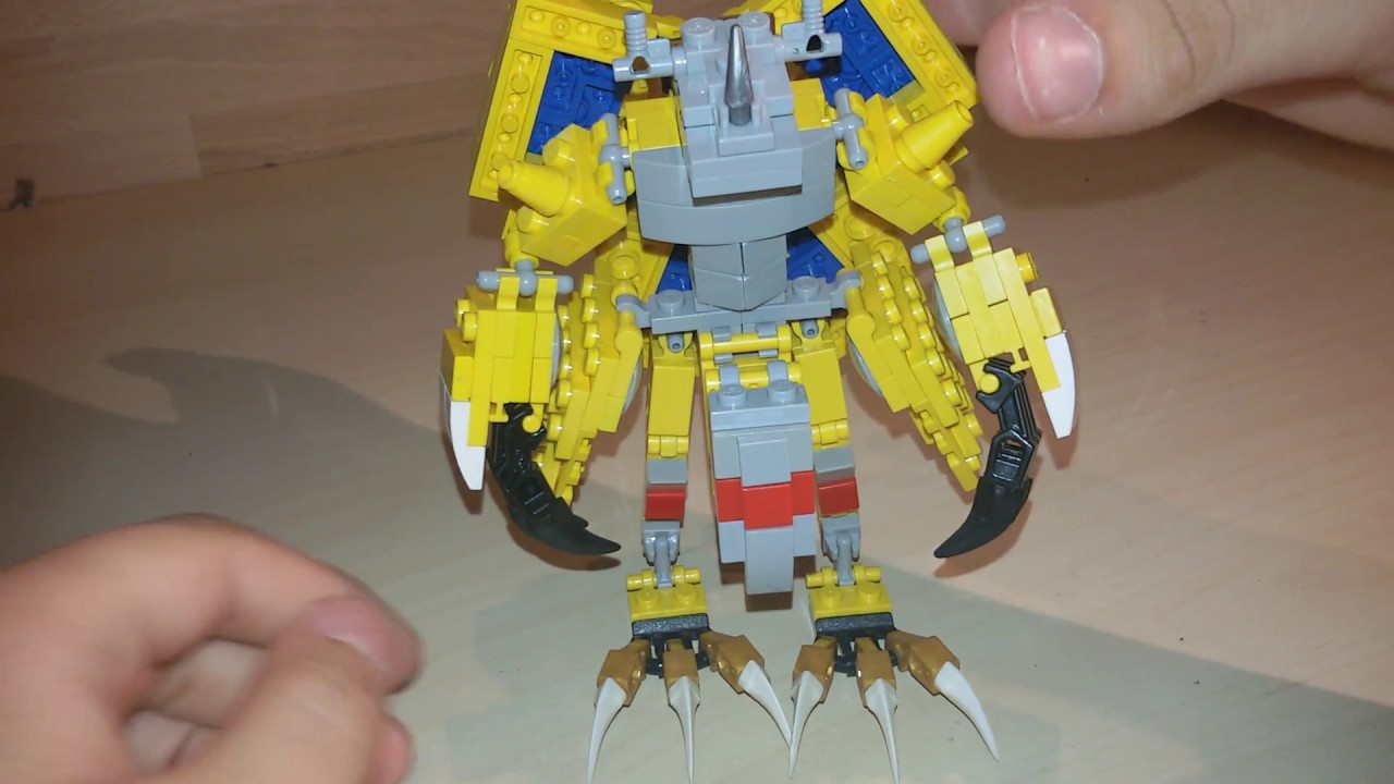 Lego DIGIMON ADVENTURE Agumon zu Wargreymon - YouTube