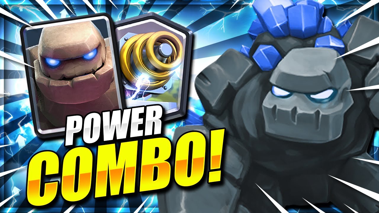 Golem Sparky - The Most Insane Hybrid Deck Ever! (Click-bait)