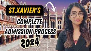 ST.XAVIERS ADMISISON 2024| HOW TO APPLY | FEES |ENTRANCE EXAM | CUT OFF |FYJC | UG