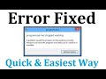 Fix .exe has stopped working Windows 7/8/10 | windows explorer has stopped working | Simple Way