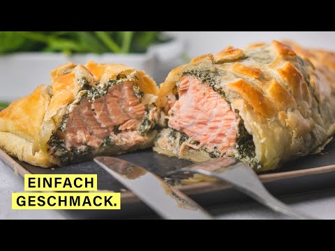 Video: Strudel Mit Lachs Und Spinat