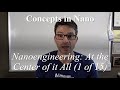 1/15 Concepts in Nano: Nanoengineering and its relationship to other fields. Darren Lipomi UCSD