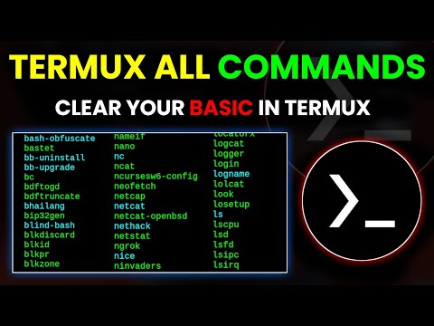 Termux All Basic Commands | By Technolex