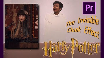 How to Recreate the HARRY POTTER invisible cloak Effect II Premiere Pro II Dream Creations