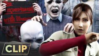 Resident Evil Degeneration 2008  Zombie Outbreak At The Airport  Alyson Court Michael Scorch