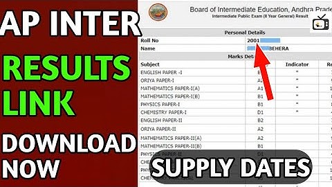 AP INTER 1ST & 2ND YEAR RESULTS 2024 DOWNLOAD NOW LINK IN DESCRIPTION BHUWANTV