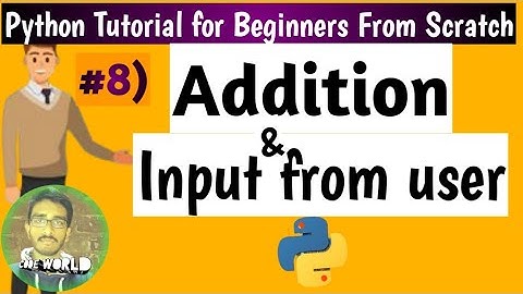 #8 How to sum two numbers in Python |Python Tutorial for Beginners[From Scratch]|Python Tutorial