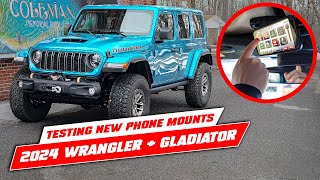 Testing New Phone Mounts for the 2024 Jeep Wrangler + Gladiator