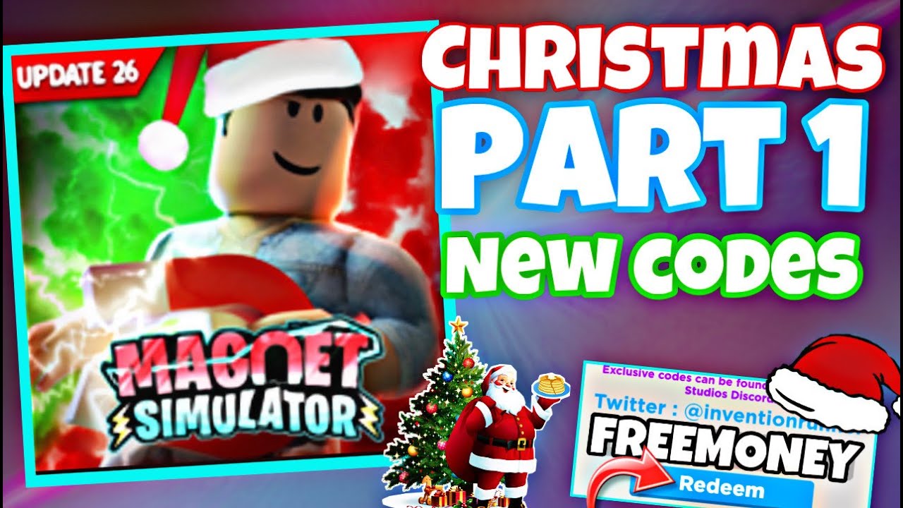 Brand New Update 26 Magnet Simulator 3 New Codes New Pets New World Hats Christmas Part 1 - codes for magnet simulator roblox 2020