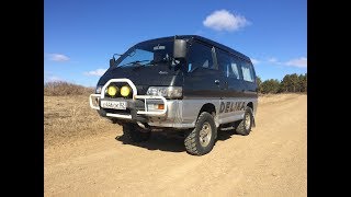 MITSUBISHI DELIKA. TEST - DRIVE Japanese rolls