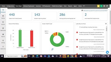 Patch Management in manage engine tool