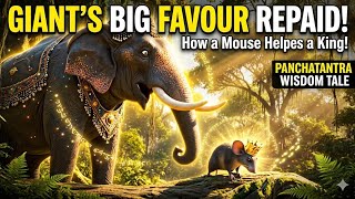 Elephant and the Mice: A Story of Unexpected Heroes! 🐘🐭 | Panchatantra Tales|Animated Stories|