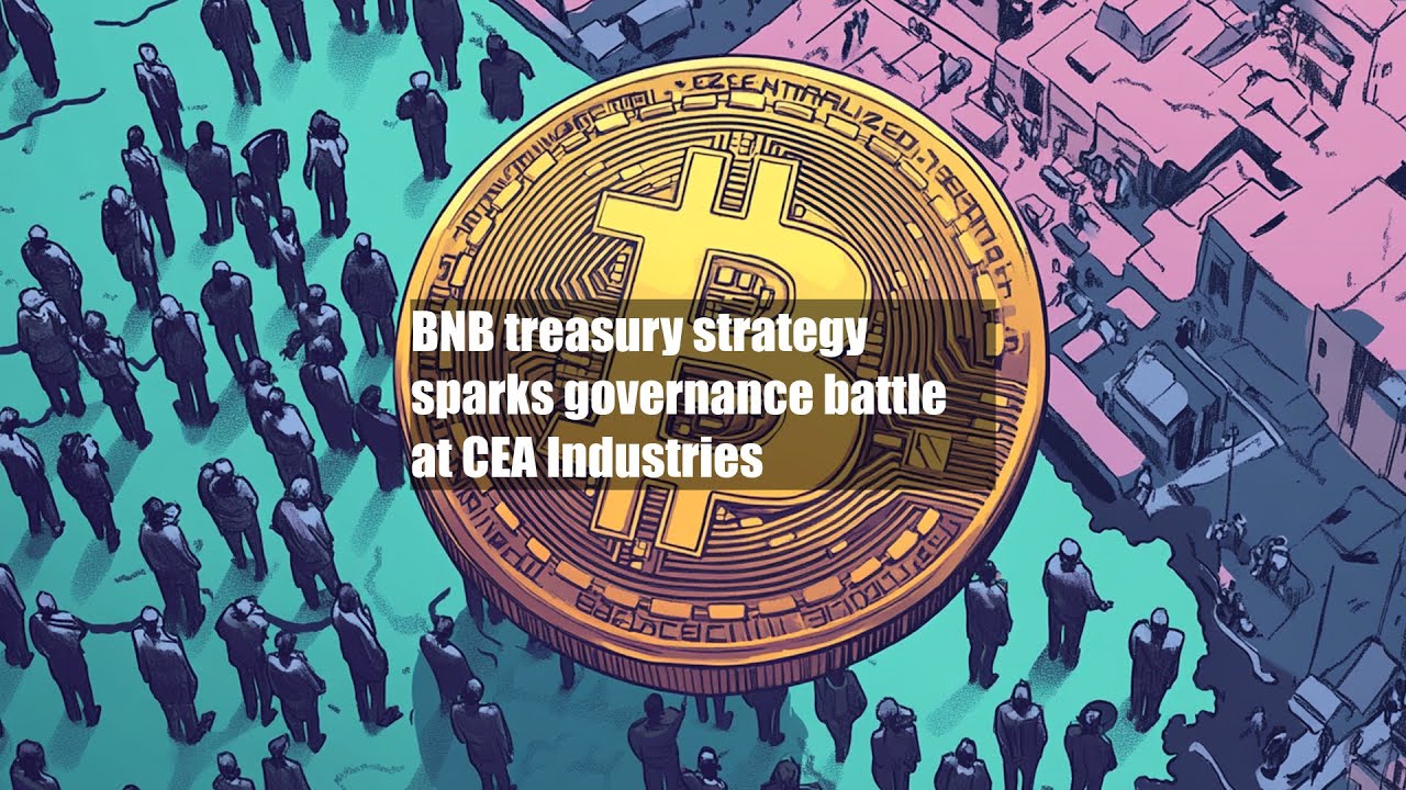 BNB treasury strategy sparks governance battle at CEA Industries - YouTube