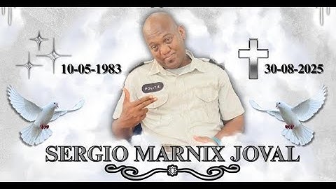 #UITVAART VAN: #SERGIO_MARNIX_JOVAL I GEB.: 10.05.1983 I OVERL.: 30.08.2025 I BEGR.: 09.09.2025