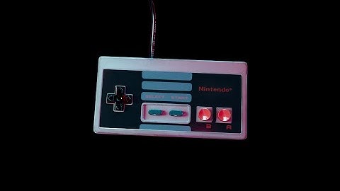 NES Controller 3D