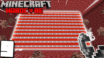 Blowing Up 10,000 TNT In The NETHER! | Minecraft Hardcore - Episode 9