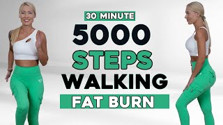 5000 STEPS IN 30 MIN Walking for WEIGHT LOSS | Walk at Home Workout, Super Fun, No Repeat